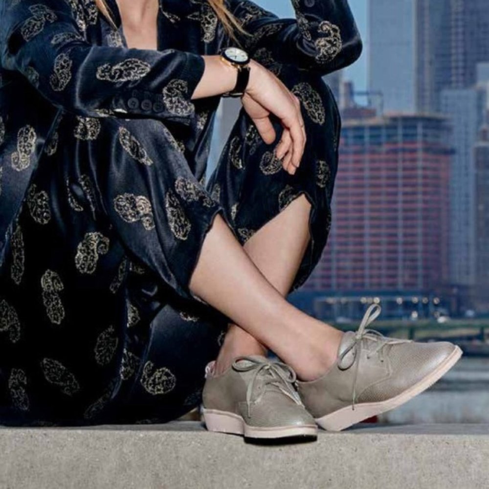 Aerosoles Gray Sidecar Lace Up Oxford Shoe Size 9M